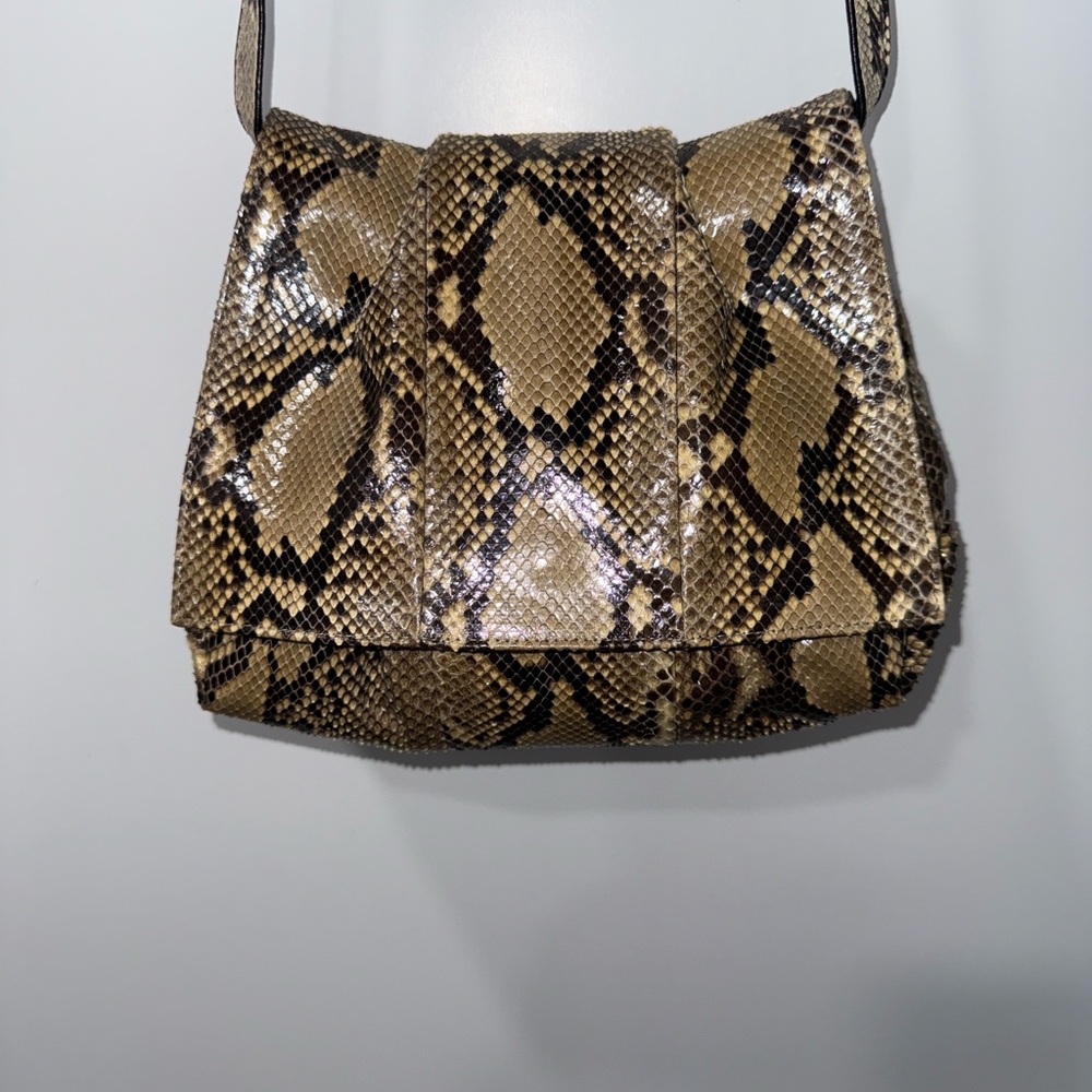 Sharif Genuine Snakeskin Women's Shoulder Bag